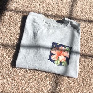 ALSTYLE Hawaiian pocket tee